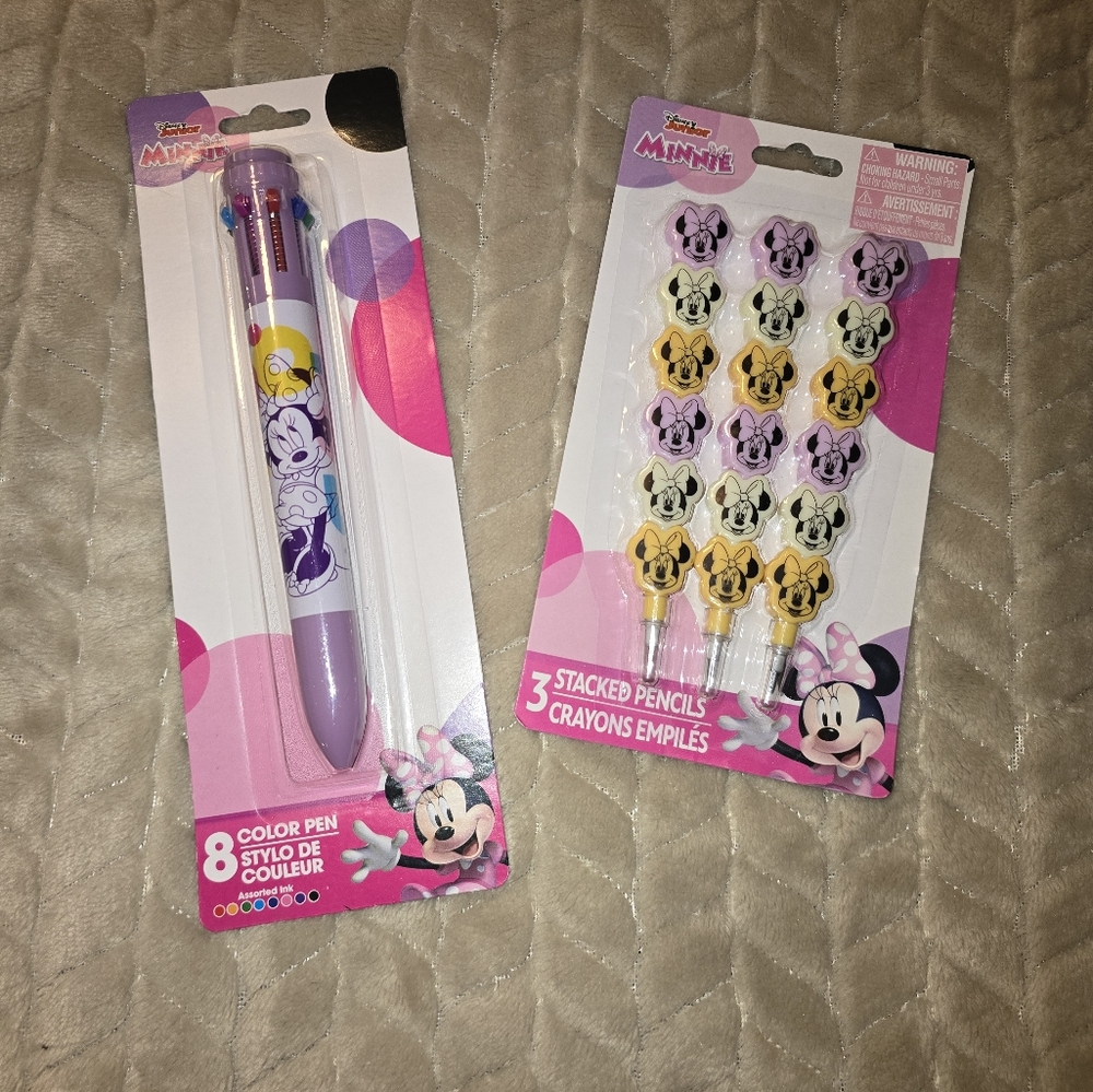 Disney Minnie Pen & Pencil Set